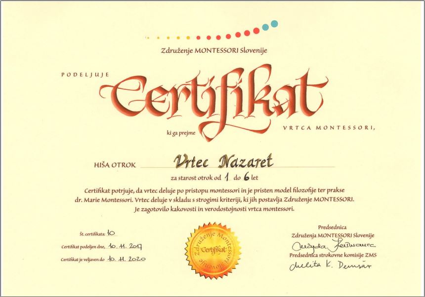 CERTIFIKAT